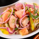 delicioso ceviche de salmón