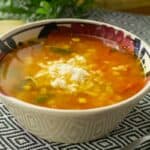 sopa de maíz