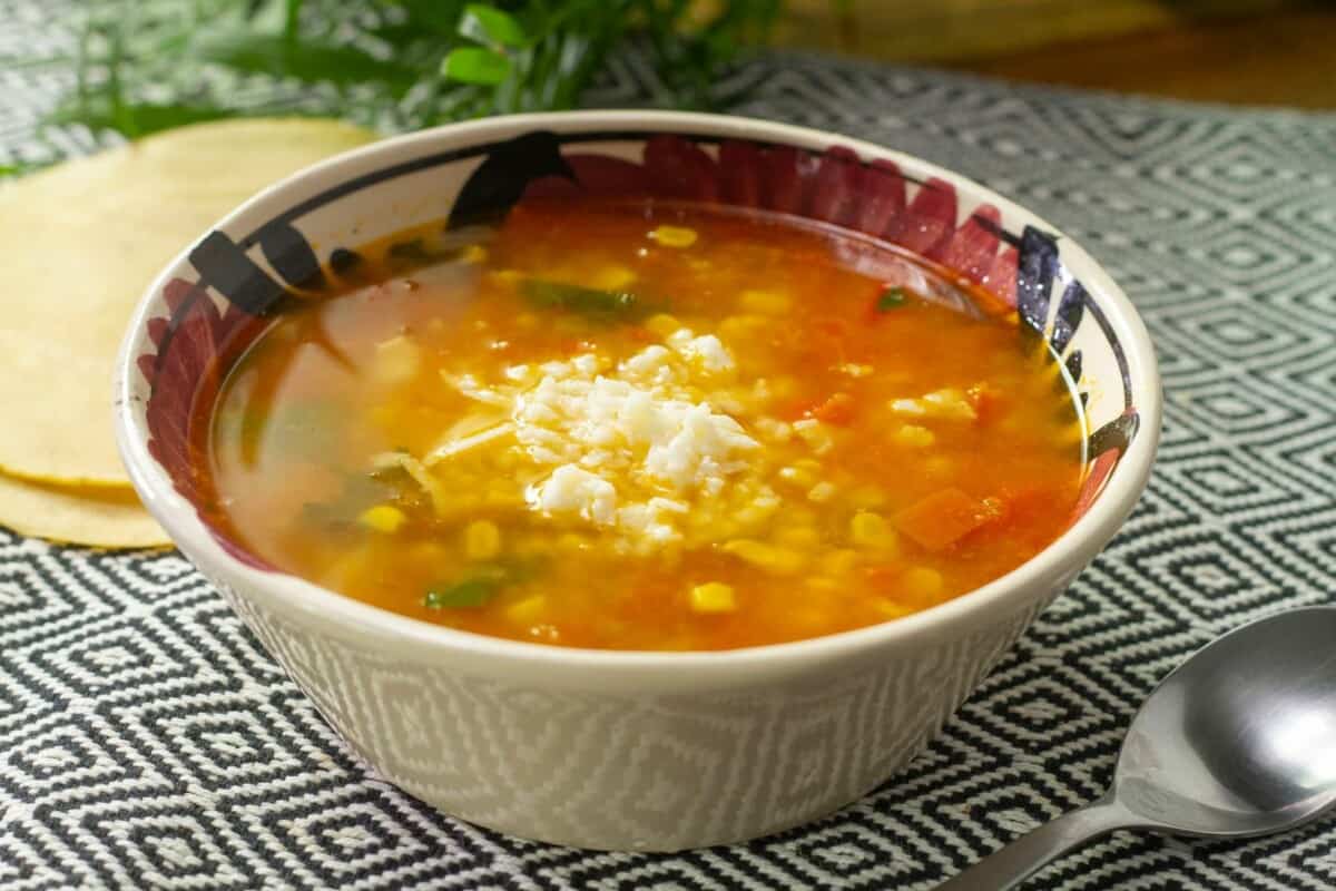 sopa de maíz