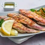 salmonete asado