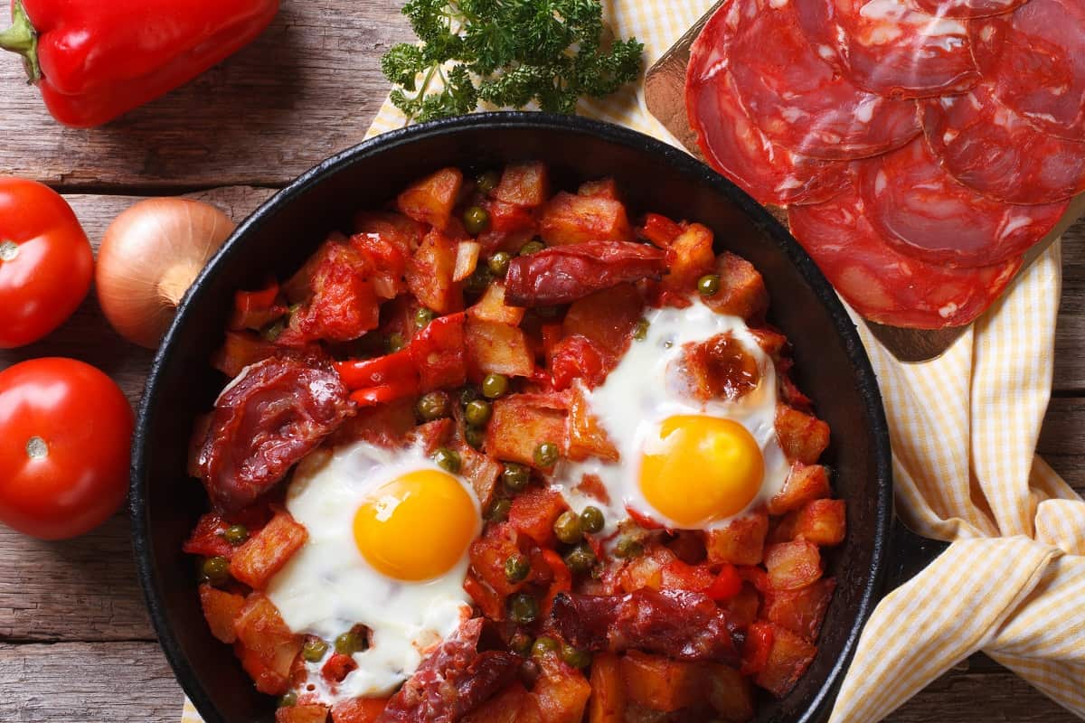 huevos a la flamenca