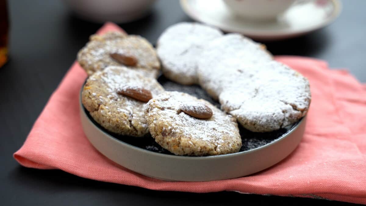 galletas veganas de almendras